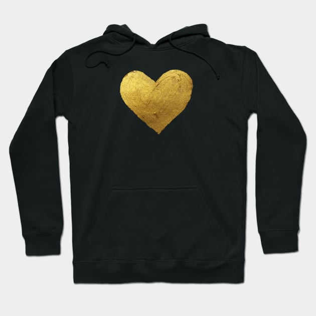 The one with a golden heart Hoodie by Eveline D’souza